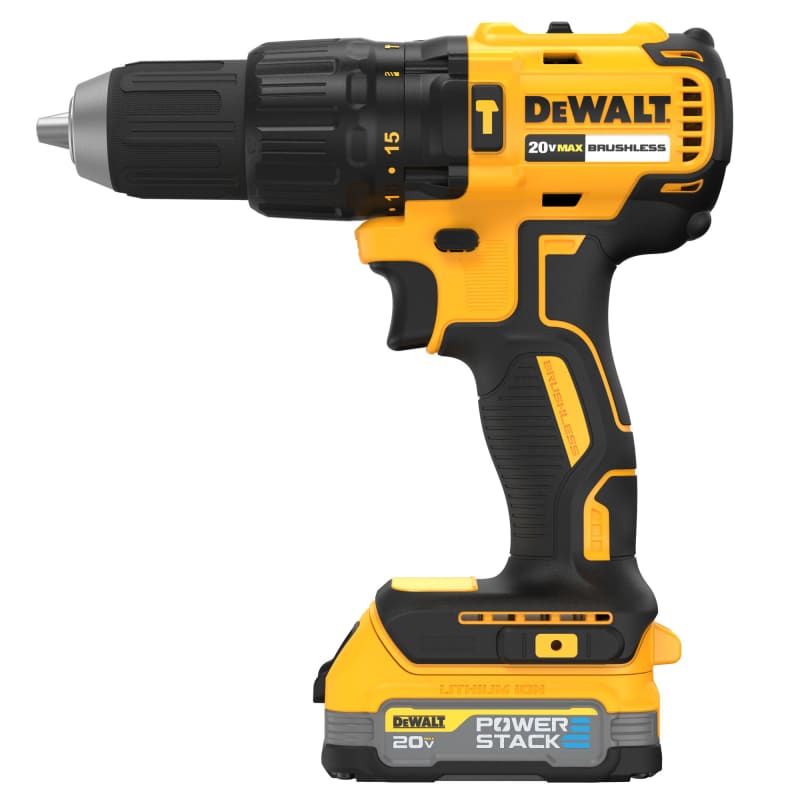20V MAX Compact Hammer Drill Kit w POWERSTACK Battery by DEWALT