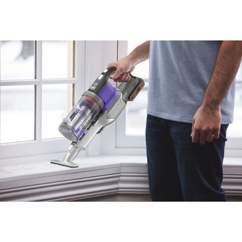  BLACK+DECKER Powerseries Extreme Cordless Stick Vacuum Cleaner  for Pets, Purple (BSV2020P) : Tools & Home Improvement