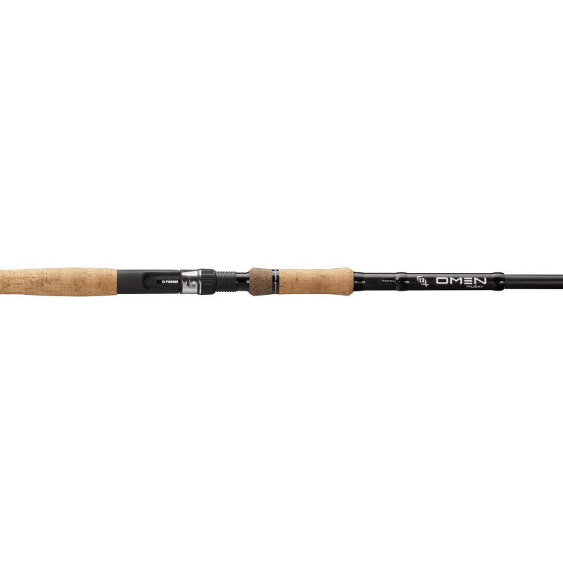 Omen Black Musky Telescopic Casting Rod by 13 Fishing at Fleet Farm