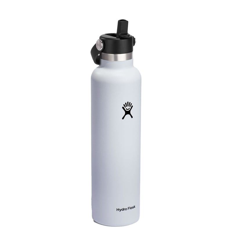 Hydro Flask Standard Mouth Insulated Water Bottle, White - 24 oz