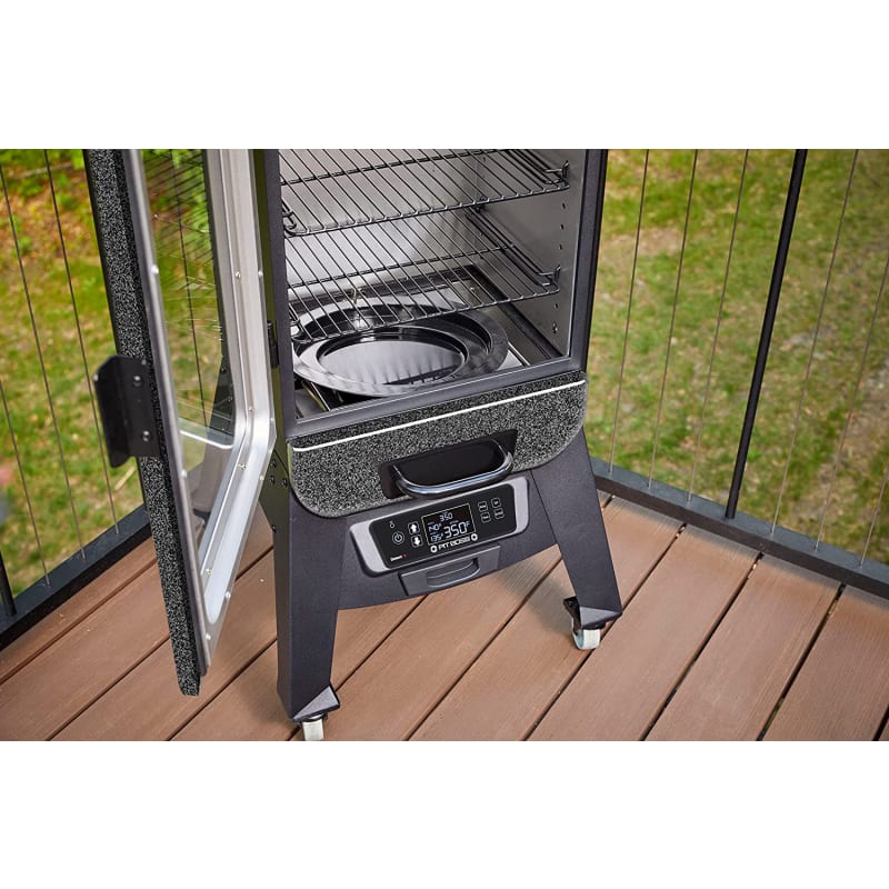 Pit Boss 3-Series Digital Vertical Smoker, Silver Hammertone