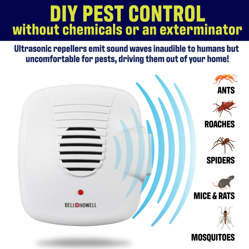 Ultrasonic Pest Repeller Home Kit 