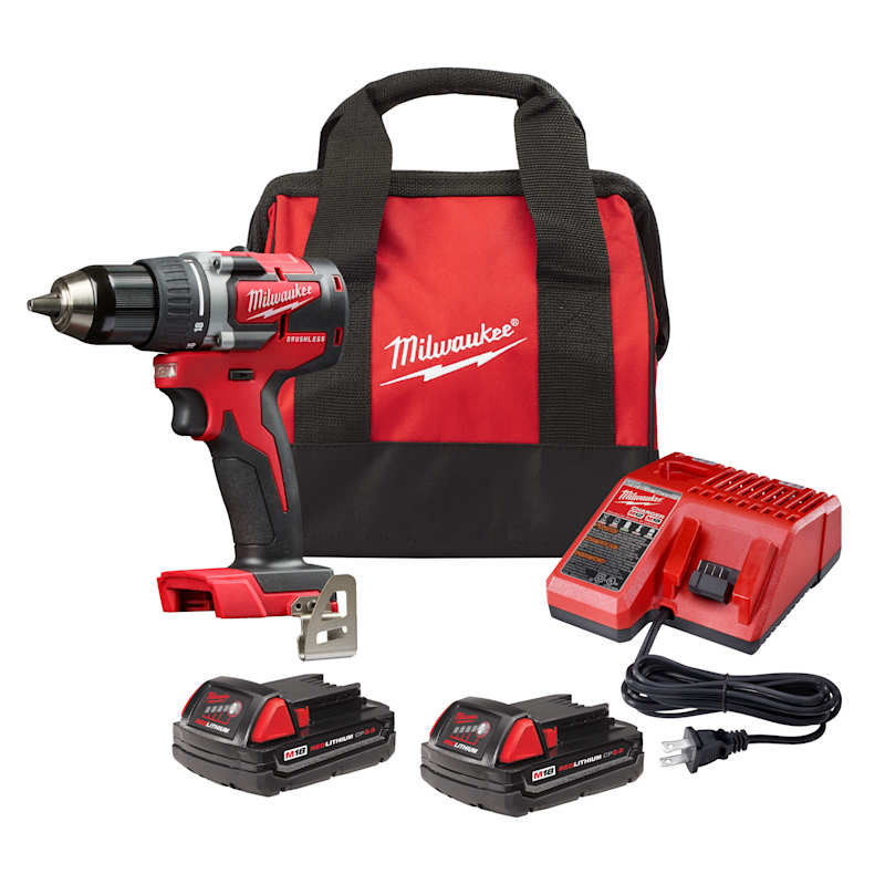 Milwaukee M18 FUEL 2-Tool Combo Kit, 1/2in. Hammer Drill Driver, 1