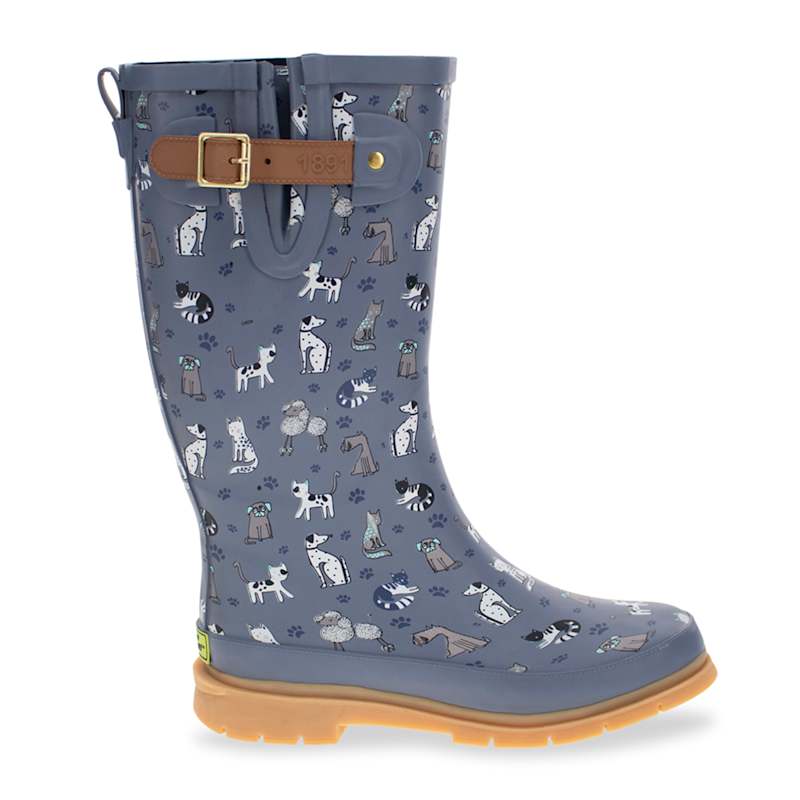 Furry rain hotsell boots