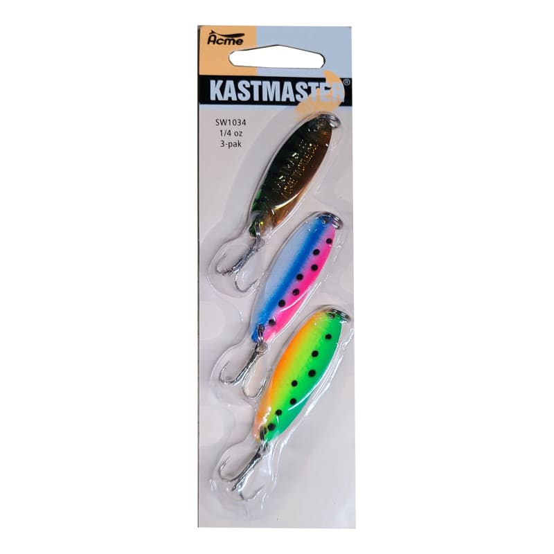 1/4 oz. Kastmaster (RT FT MPR) Lure - 3 Pk. by Acme Tackle Company