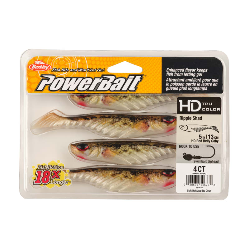 Berkley Powerbait Power Ripple Shads Fishing Baits / 9cm Shads – 5 per pack