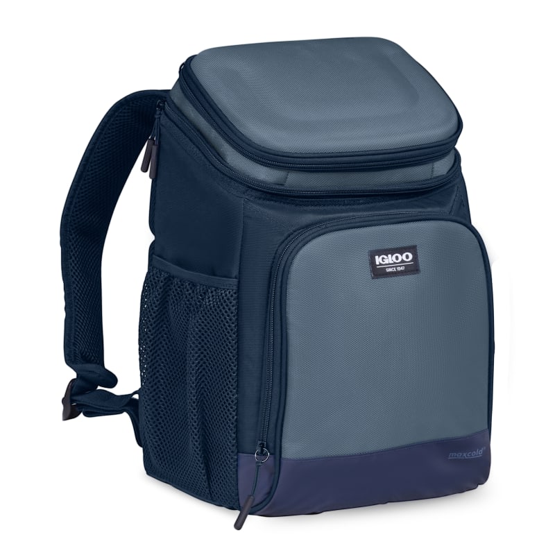 Igloo 109623 MaxCold Evergreen 18 Can Backpack Blue