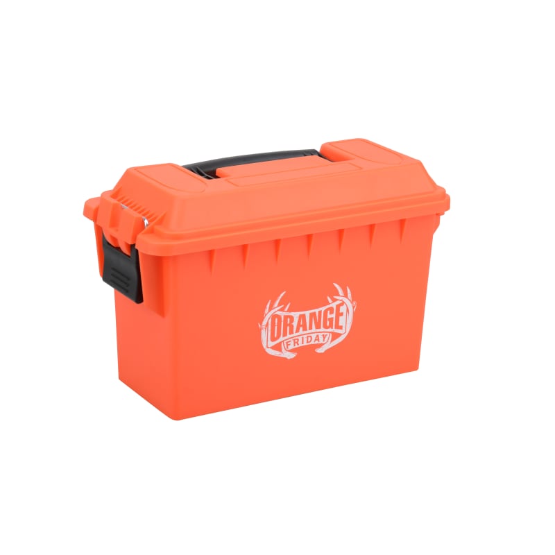 30 Caliber Plastic Ammo Box Orange by Orange Friday at Fleet Farm