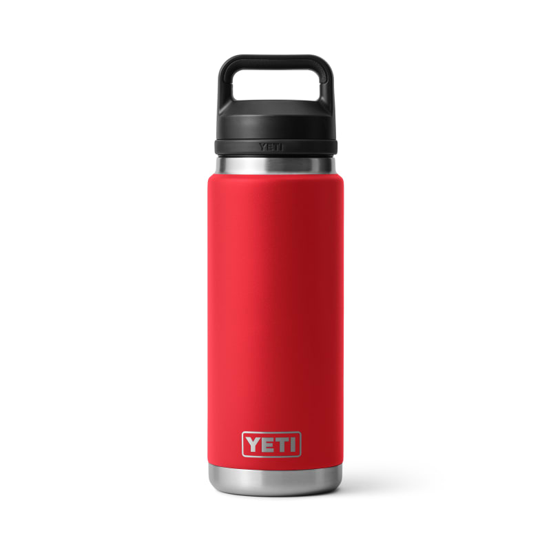  YETI Rambler 26 oz Bottle, Vacuum Insulated, Stainless Steel  with Chug Cap, Rescue Red: Home & Kitchen