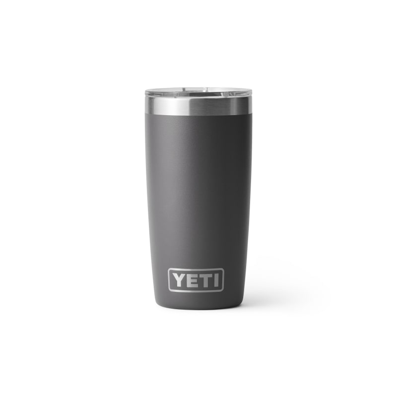 YETI Rambler 10oz Tumbler Charcoal W/Matching Magslider Lid