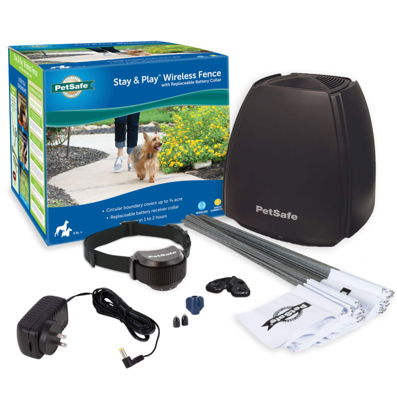 Stay Play Wireless Fence w Replaceable Battery Collar by PetSafe at Fleet Farm