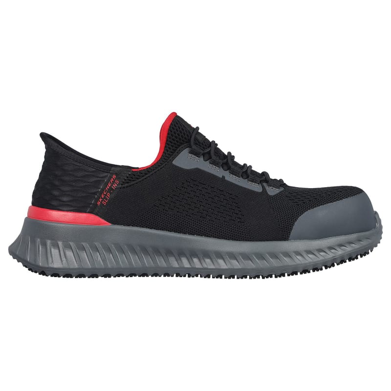Red slip resistant shoes clearance
