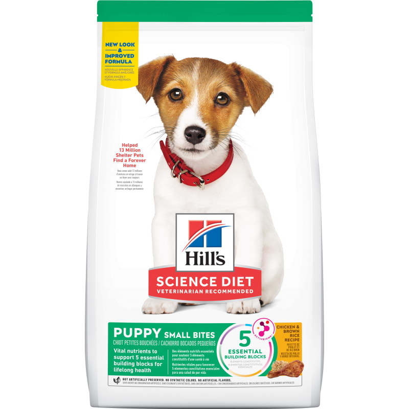 Science Diet Puppy Small Bites Chicken Brown Rice Dry Dog Food 12.5 lbs