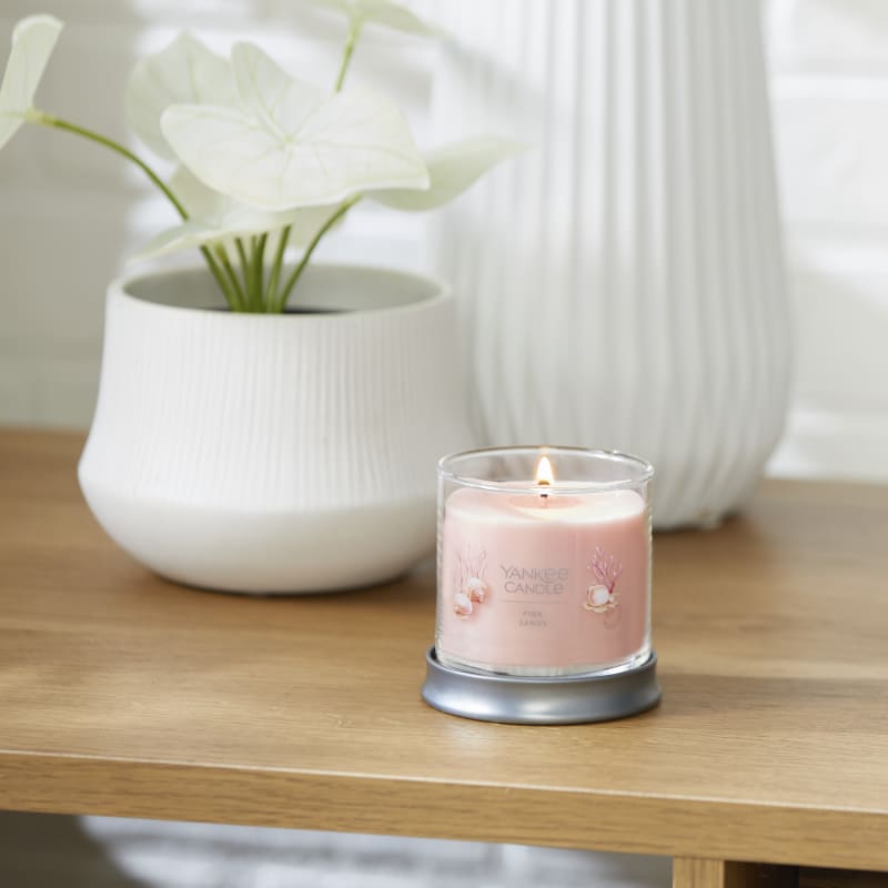 Yankee Candle Pink Sands Signature Small Tumbler Candle 4.3 oz