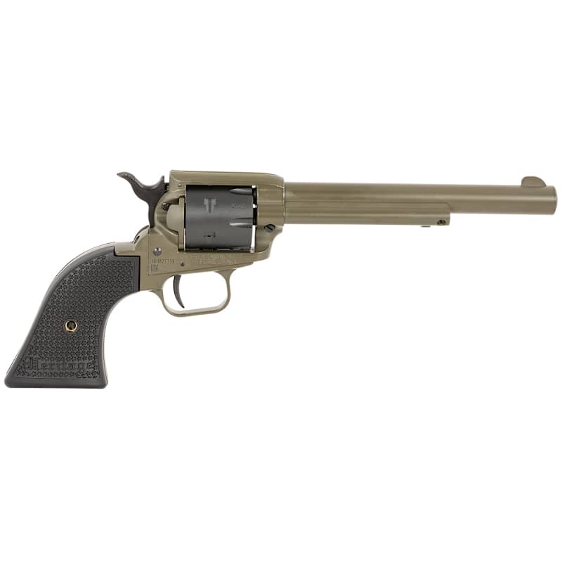 REVOLVER リボルバー マフラー デーモンツリー グリーン カーキ 22LR 6.5-in Rough Rider OD Green/SBK Revolver by Heritage at Fleet