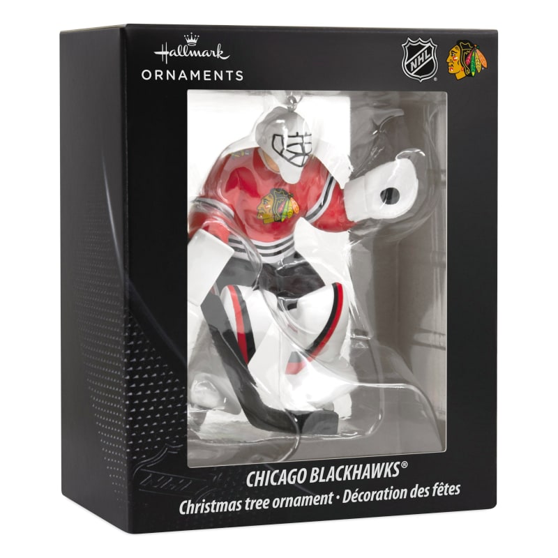  Hallmark NHL Chicago Blackhawks Goalie Christmas Ornament :  Sports & Outdoors