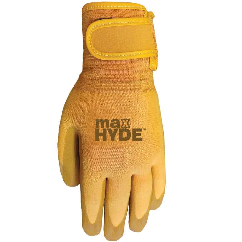 Men's Gold Max Hyde Double Layer Nitrile Gloves by Midwest Quality