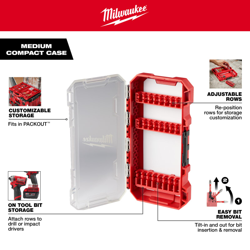 Milwaukee SHOCKWAVE Impact Duty RED HELIX Titanium Drill Bit Set