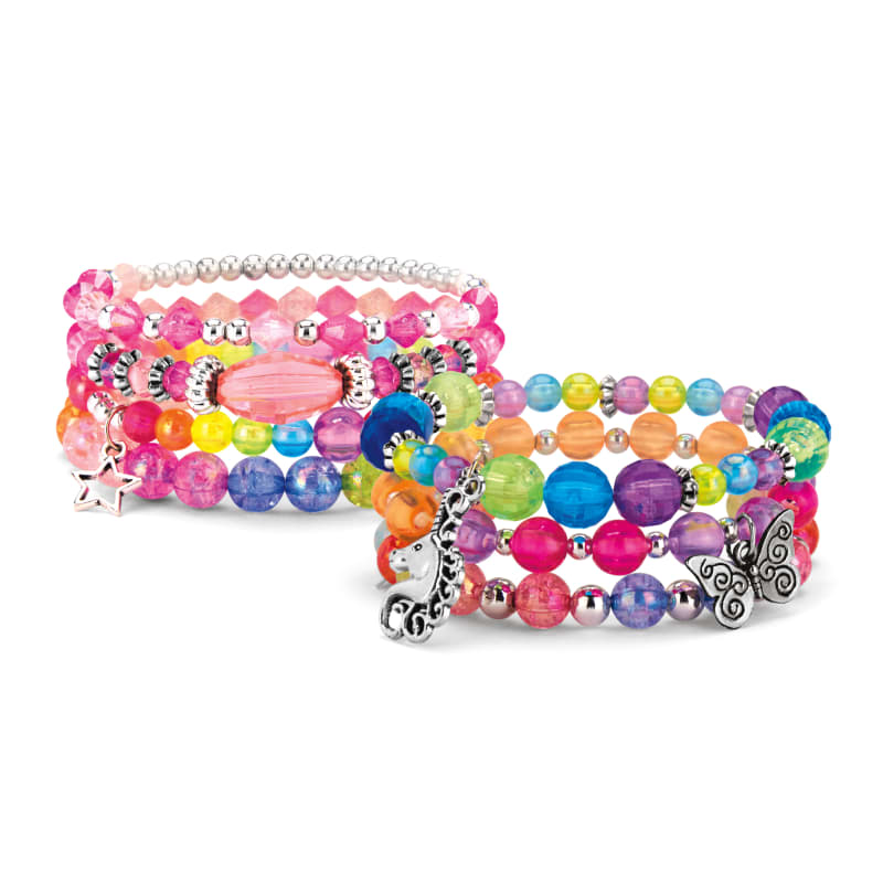 Cra-z-art Shimmer 'n Sparkle Charm And Bead Bracelet Kit