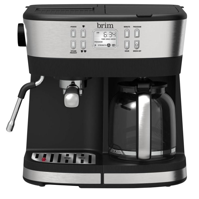 Combo 19 Bar Espresso and Drip Coffee Maker by Brim at Fleet Farm