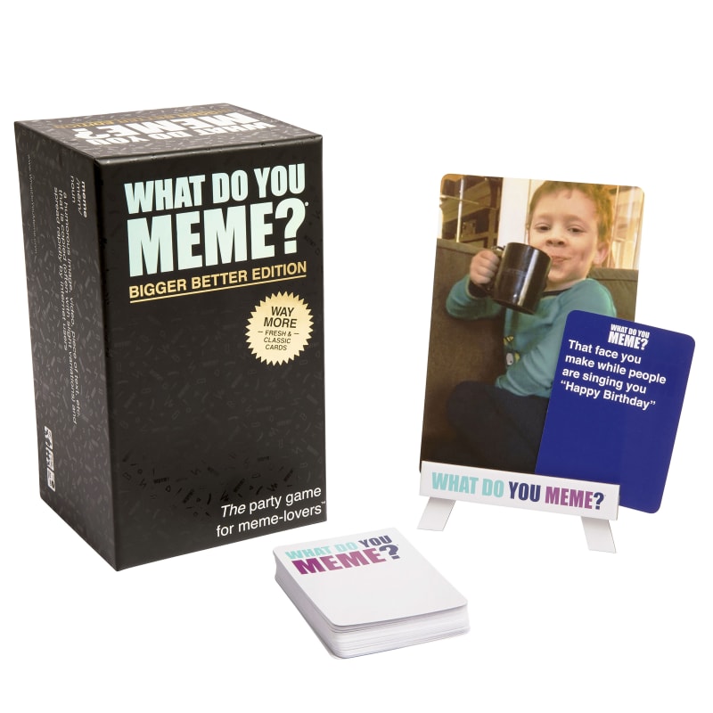  WHAT DO YOU MEME? Over-Rated - The Game of Ridiculous Reviews -  Adult Party Games for Social Gatherings : Toys & Games