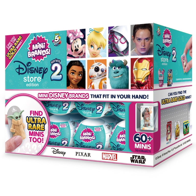 5 Surprise Mini Brands Disney Store Series 2 Capsule