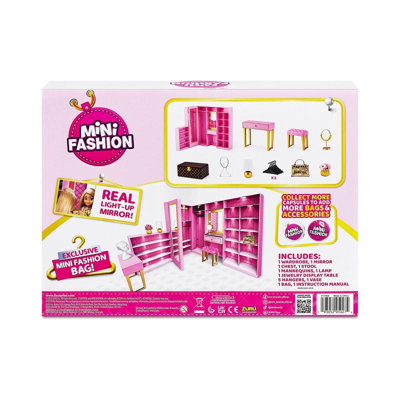 Mini Fashion Dream Wardrobe Play Set!!! Can It Fit Barbie? 