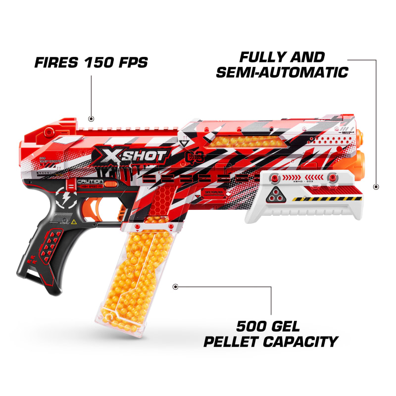  XShot Hyper Gel Trace Fire Blaster, Semi and Fully