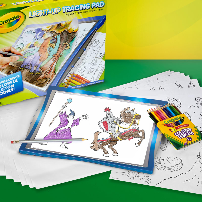  Crayola Light Up Tracing Pad - Blue, Tracing Light Box