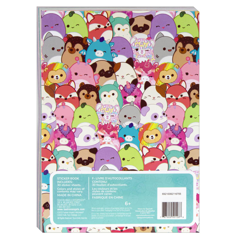 Fashion Angels Squishmallows Ultimate Sticker Set - Includes 10000+ Squishmallows Stickers, Plush Pouch, Sticker Album and More - Join The Squish