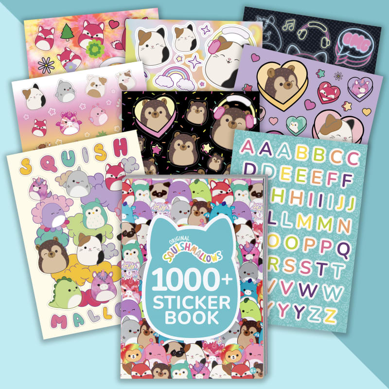 Squishmallows 1000+ Sticker Book