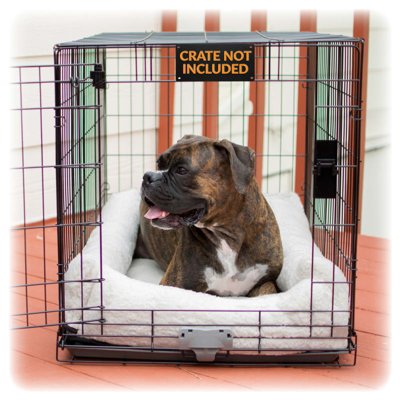Large Deluxe Bolster Crate Pad by K H Pet Products at Fleet Farm
