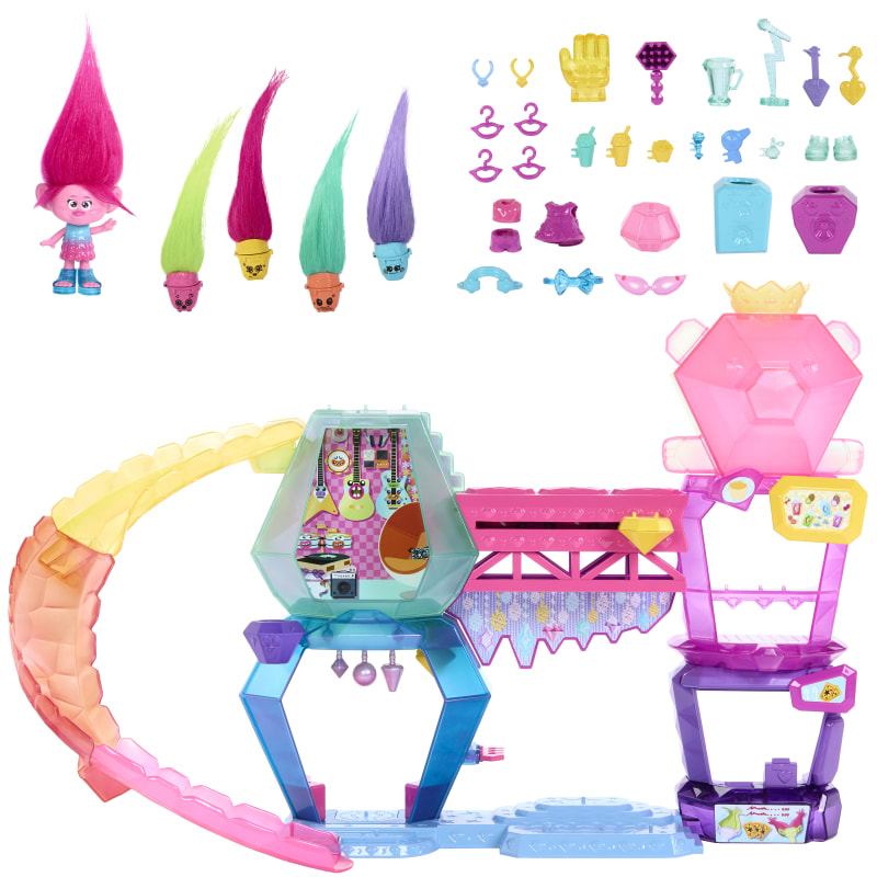  Mattel ​DreamWorks Trolls Band Together Hair Pops Small Doll,  Queen Poppy with Removable Clothes & 3 Surprise Accessories : Toys & Games