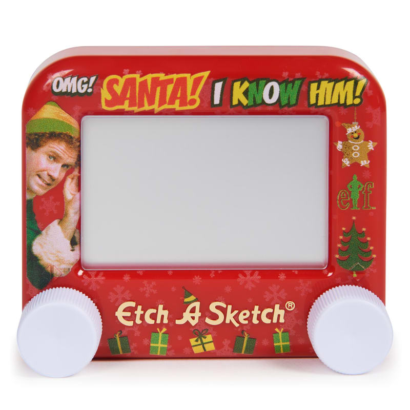 Elf's Etch-a-Sketch Plan For The Day, 3-inch