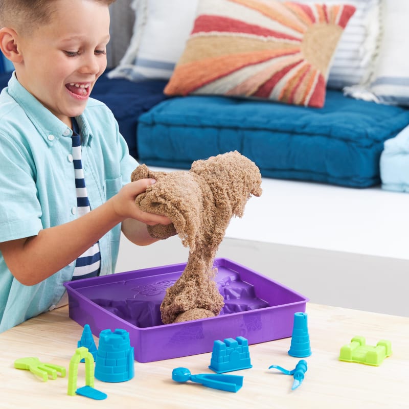 Kinetic sand for indoor playing, box of 2.5 kg
