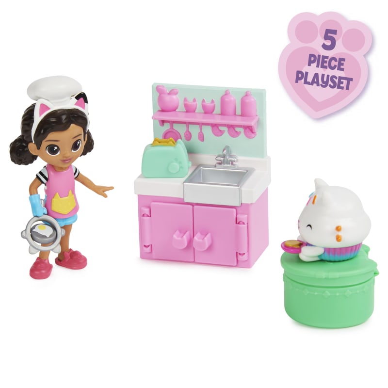  Gabby's Dollhouse, Gabby Girl and Kico the Kittycorn Toy  Figures Pack, with Accessories and Surprise Kids Toys for Ages 3 and up :  Toys & Games