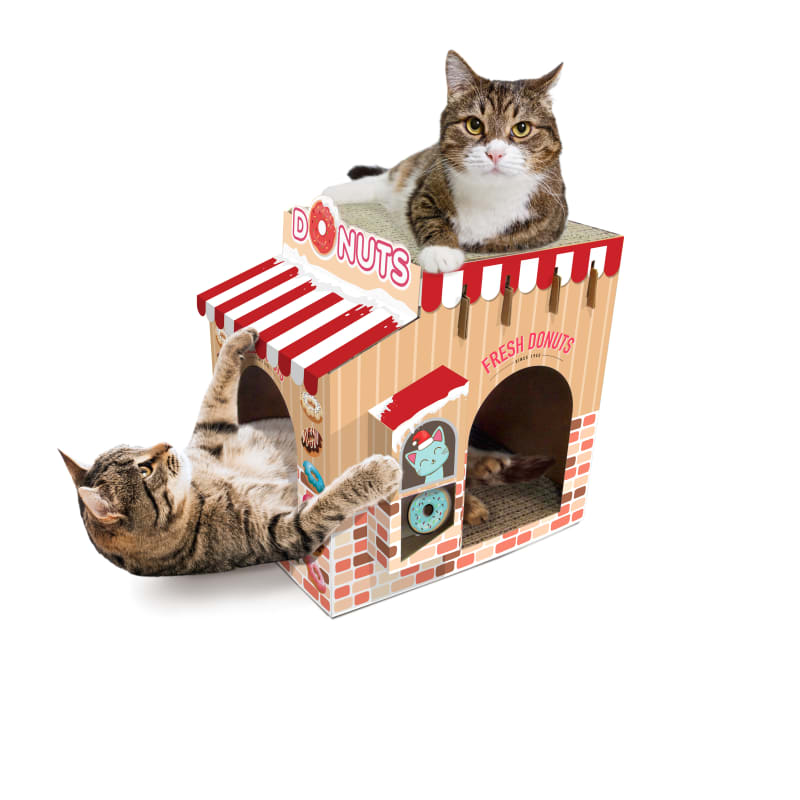 Hot cocoa cat scratcher top