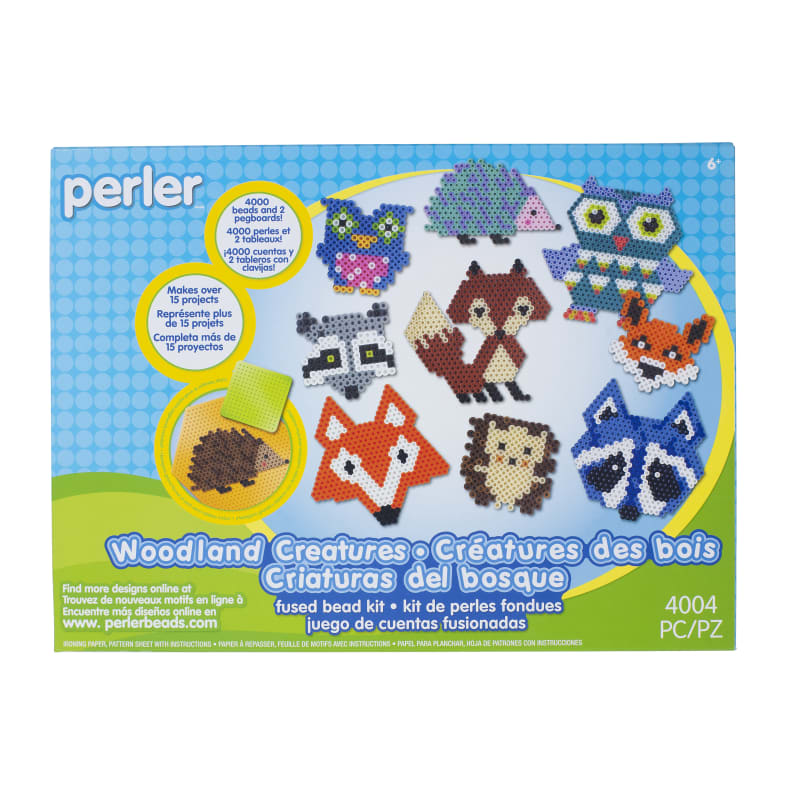 Perler Fuse Bead Activity Peg Boards, 7 Multicolor Pegboards and