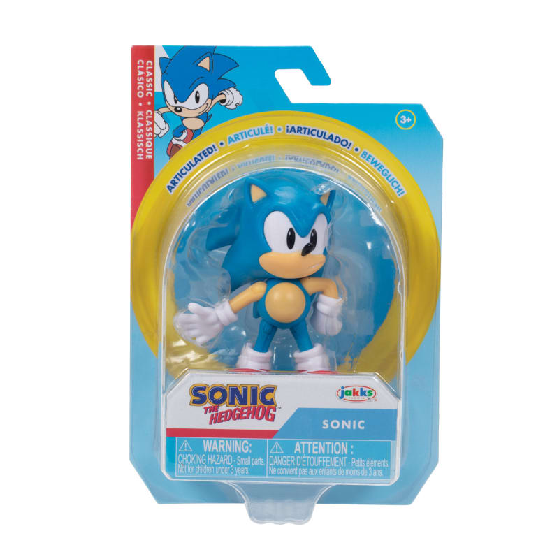 Sonic The Hedgehog 2.5-Inch Action Figure Classic Sonic with Hot Dog  Collectible Toy