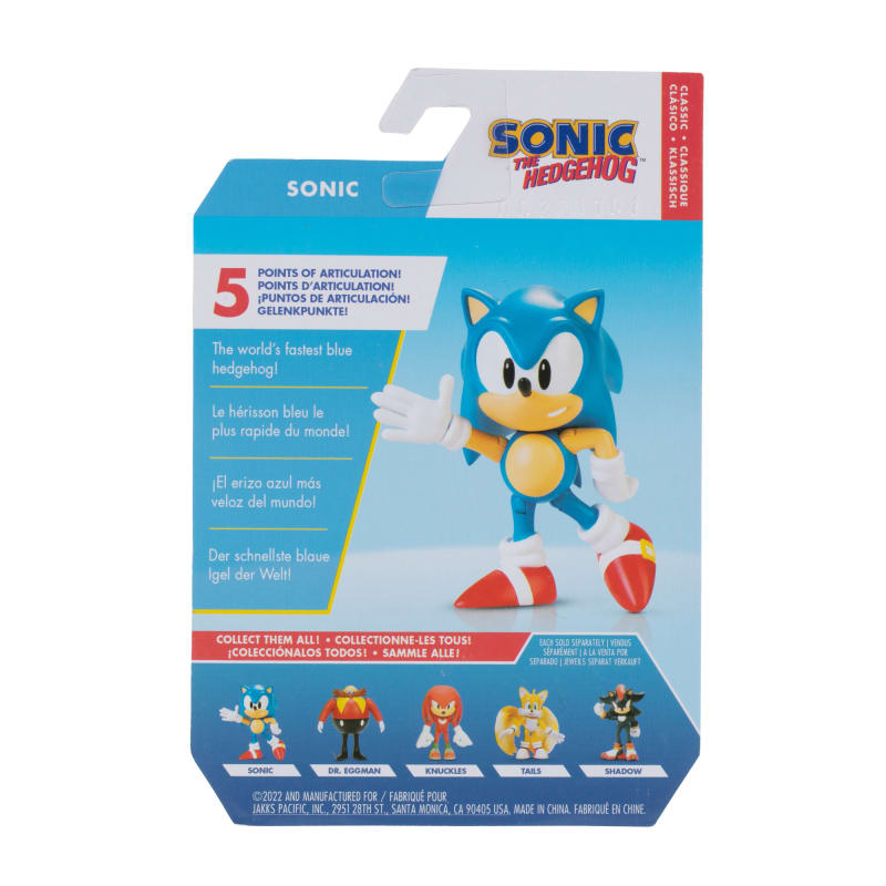 Sonic Multi Pack 2 Action Figure (6 Classic Figures - Knuckles,, Super,  Amy, Metal and Tails) TRU Exclusive 