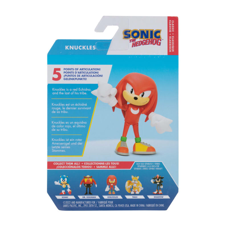 Classic Sonic The Hedgehog Collection 5 pack by Jakks Pacific 