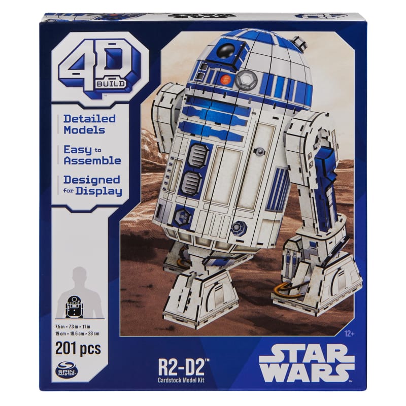 4D Build, Star Wars R2-D2 Cardstock Model Kit