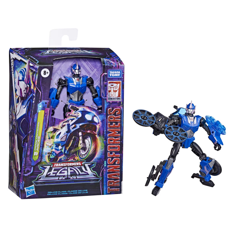 Transformers Toys Generations Legacy Deluxe Prime Universe Knock-Out Action  Figure - Kids Ages 8 and Up, 5.5-inch