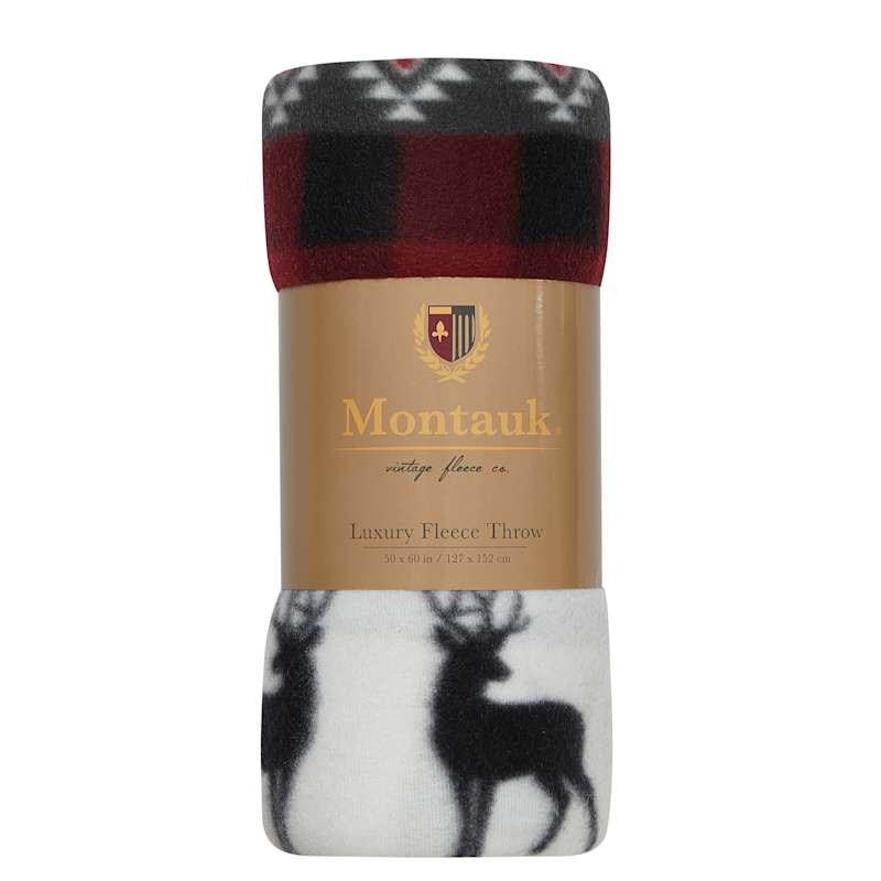 Montauk velvet sherpa throw shop