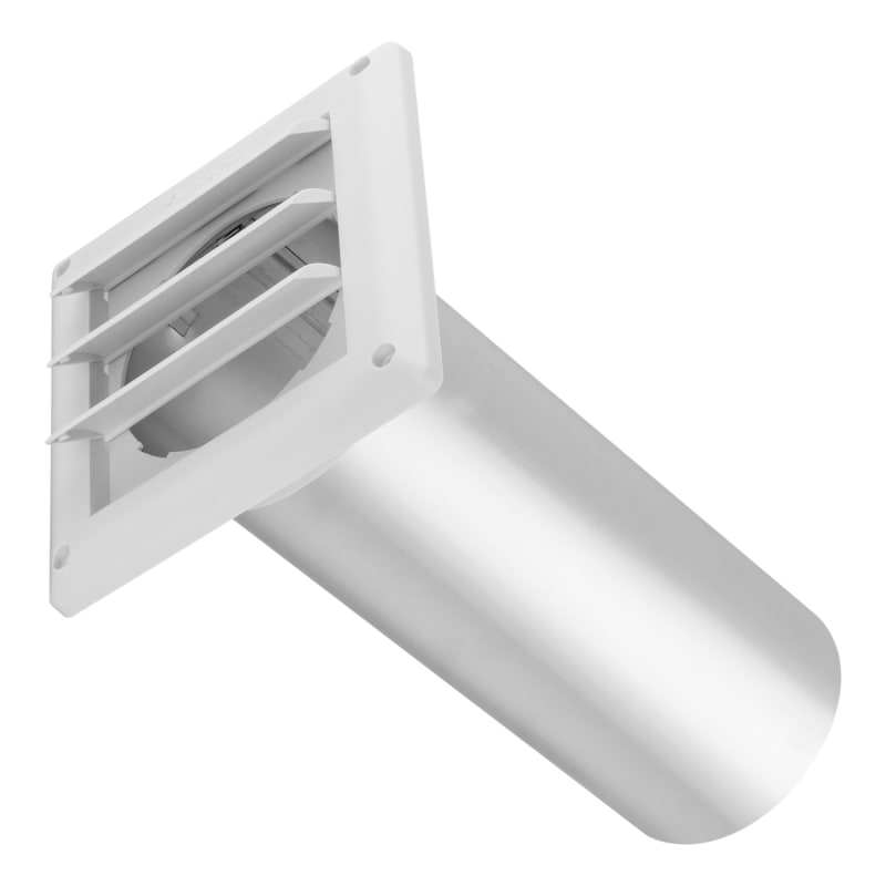 4 in White Louvered Vent Hood by Imperial at Fleet Farm