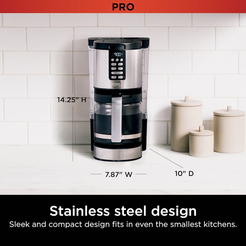 Ninja Programmable XL 14 Cup Coffee Maker PRO - Stainless Steel
