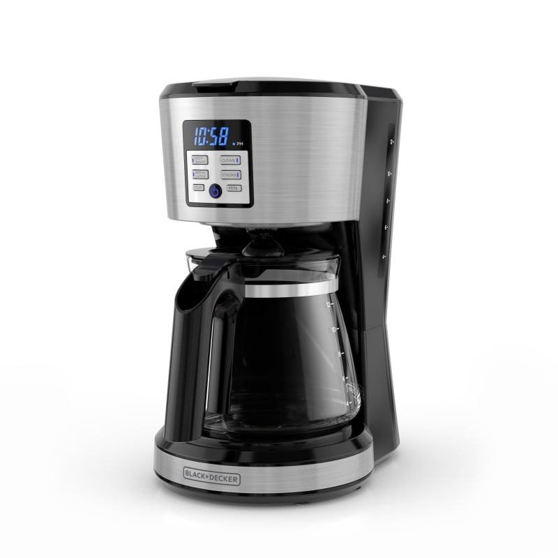 12-Cup Black/Stainless Steel Programmable Coffee Maker by Black & Decker at  Fleet Farm