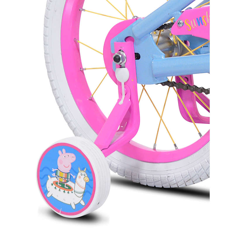 Peppa pig bike with doll seat 2025