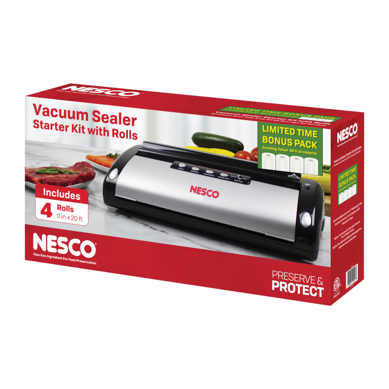 NESCO Vacuum Sealer Bags and Rolls 