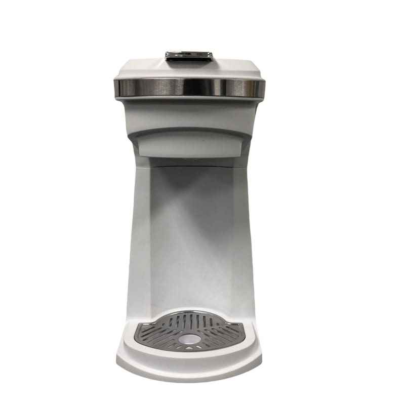 2 In 1 White Single Serve K Cup Ground Coffee Maker by